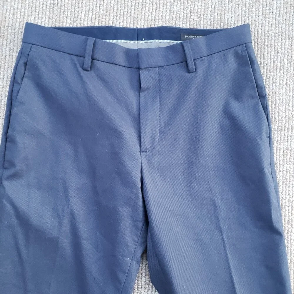 Banana Republic Navy Blue Pants Men's 30x32